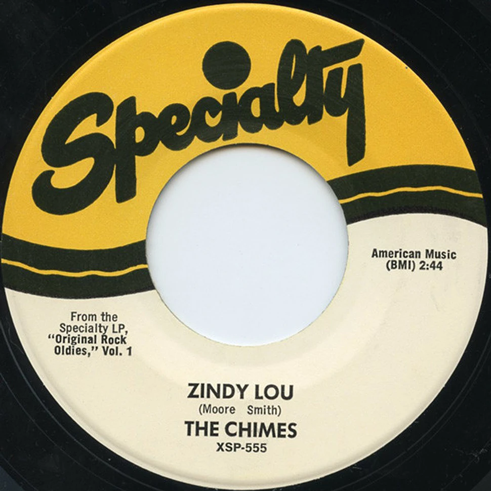 The Chimes - Tears On My Pillow / Zindy Lou