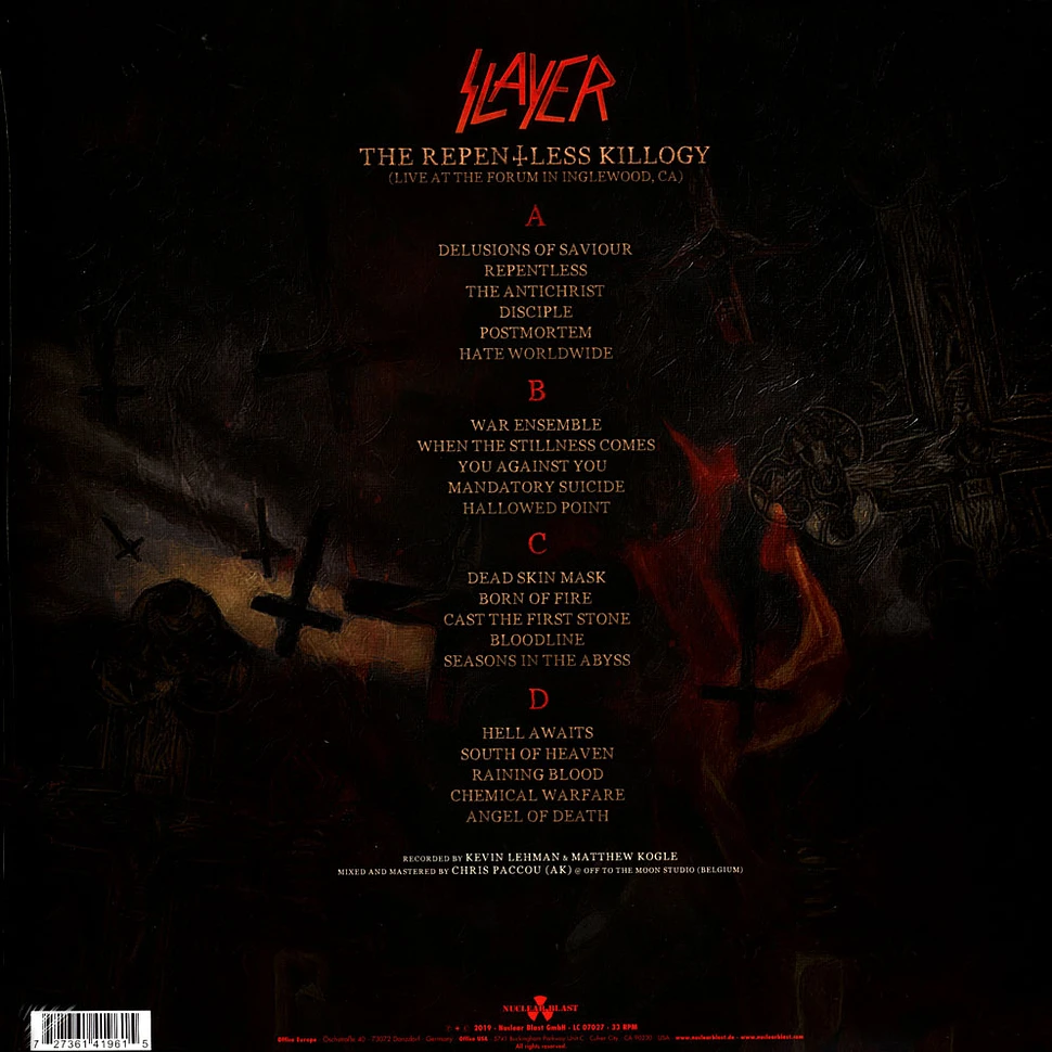 Slayer - The Repentless Killogy, Live... Black Vinyl Edition