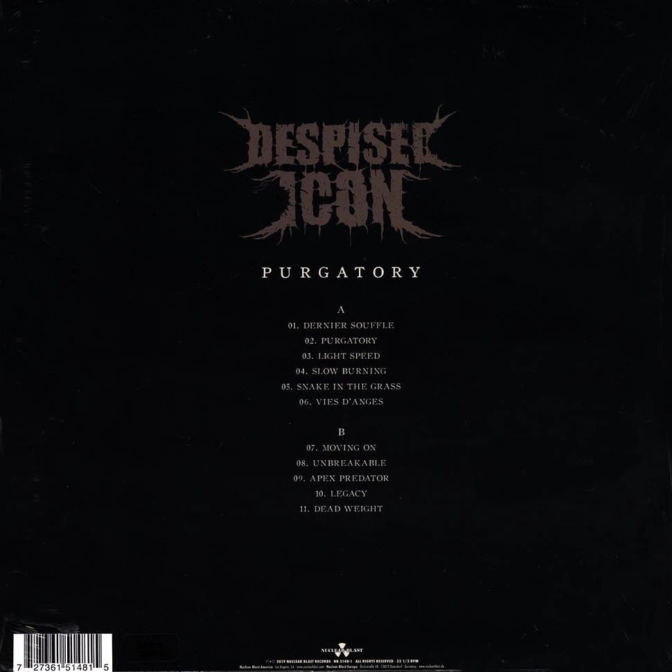 Despised Icon - Purgatory Grey / Black Splatter Vinyl Edition