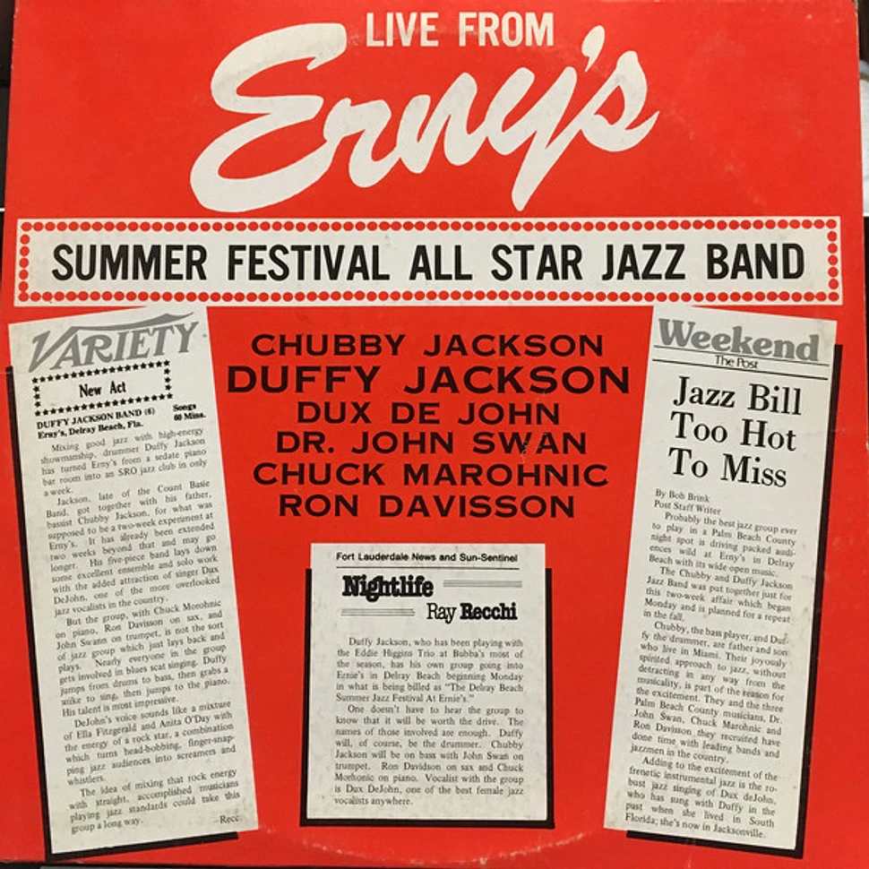 Summer Festival All Star Jazz Band - Live From Erny's