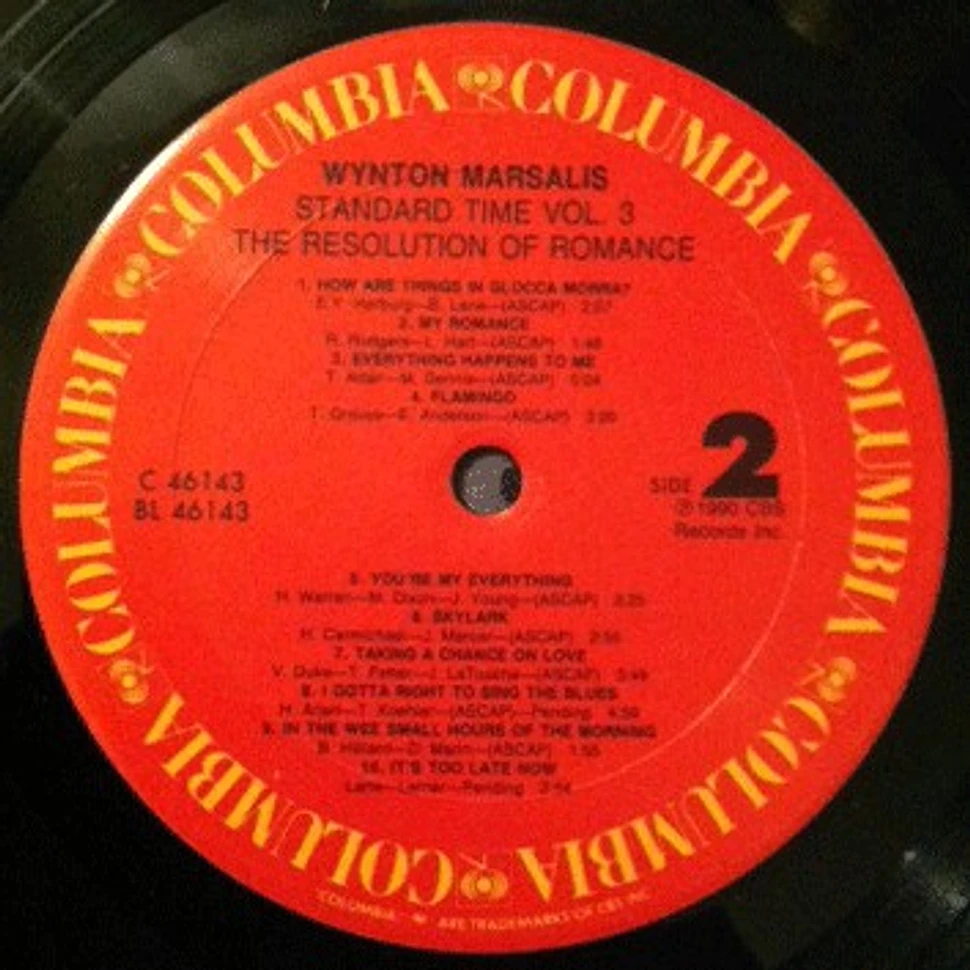 Wynton Marsalis - Standard Time Vol. 3 (The Resolution Of Romance)