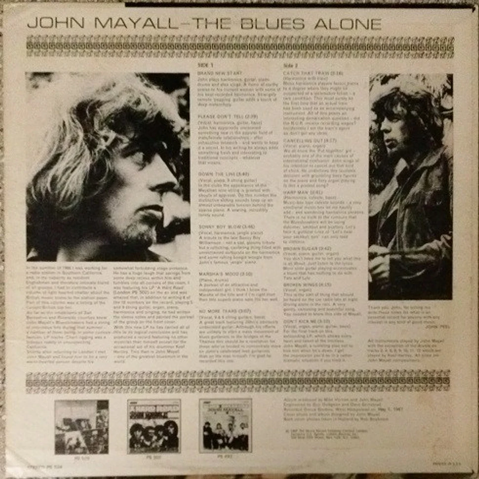 John Mayall - The Blues Alone