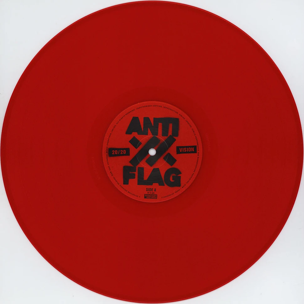 Anti-Flag - 20/20 Vision Limited Red Vinyl Edition
