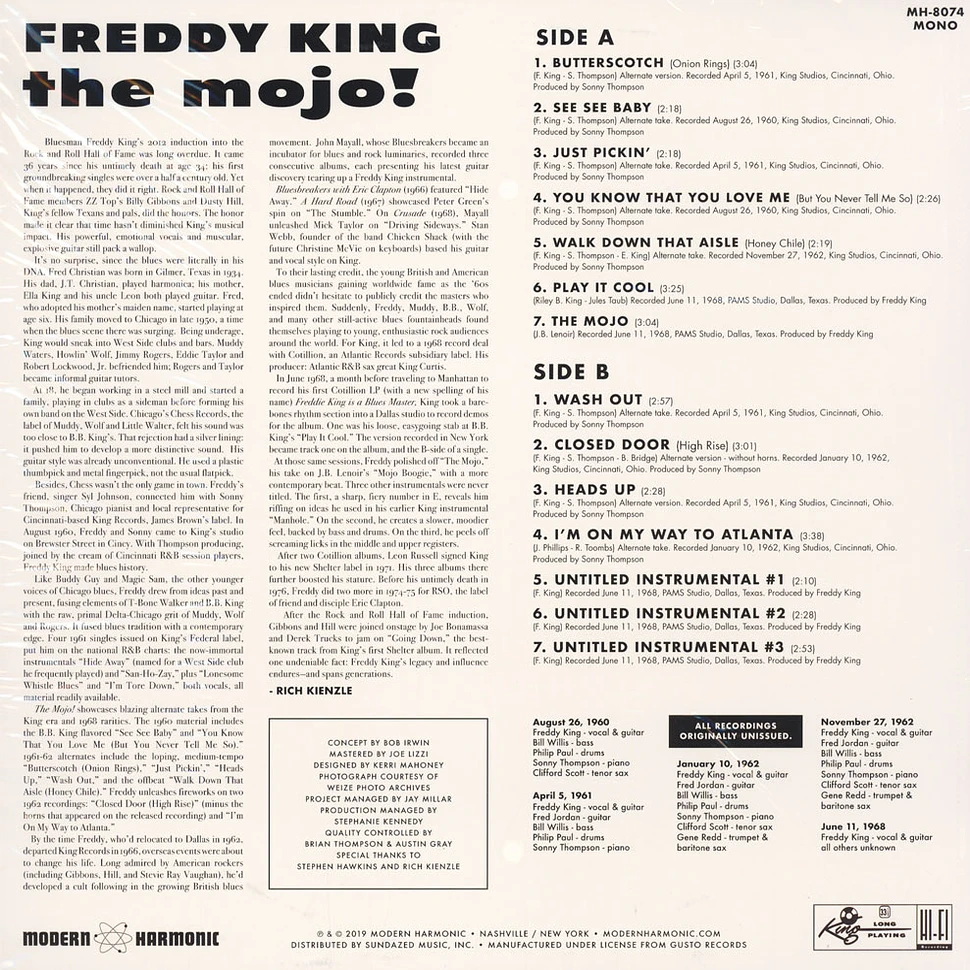 Freddy King - The Mojo! King Rarities & Obscurities Black Friday Record Store Day 2019 Edition