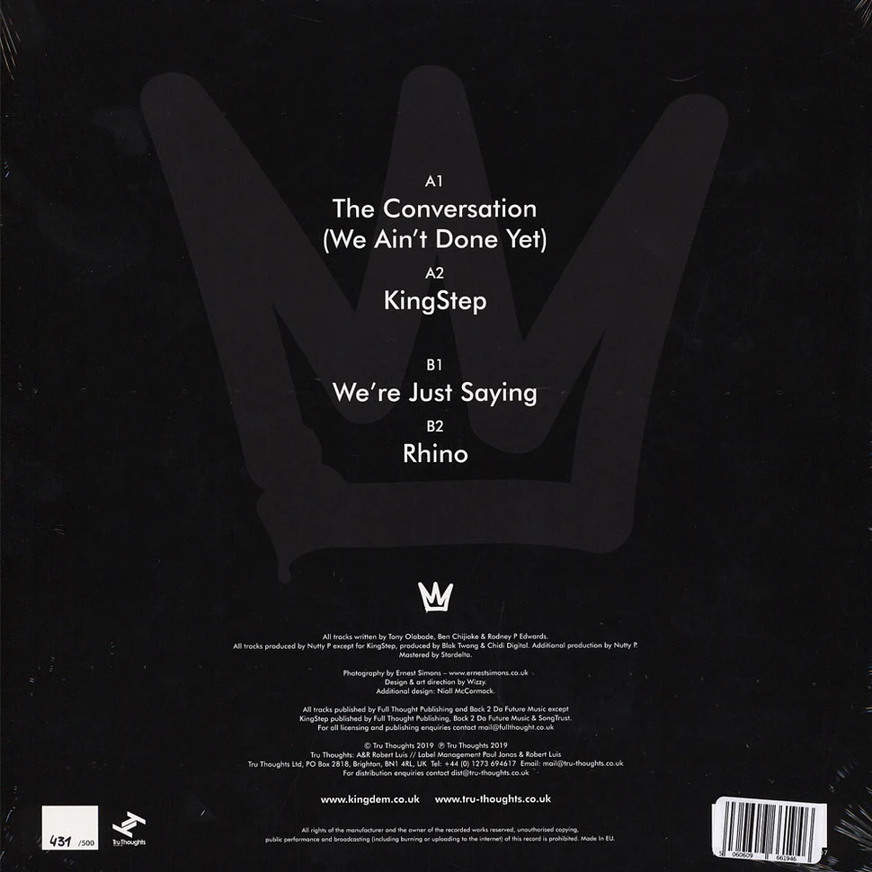 Kingdem (Ty, Rodney P & Blak Twang) - The Kingdem EP Blue Vinyl Edition