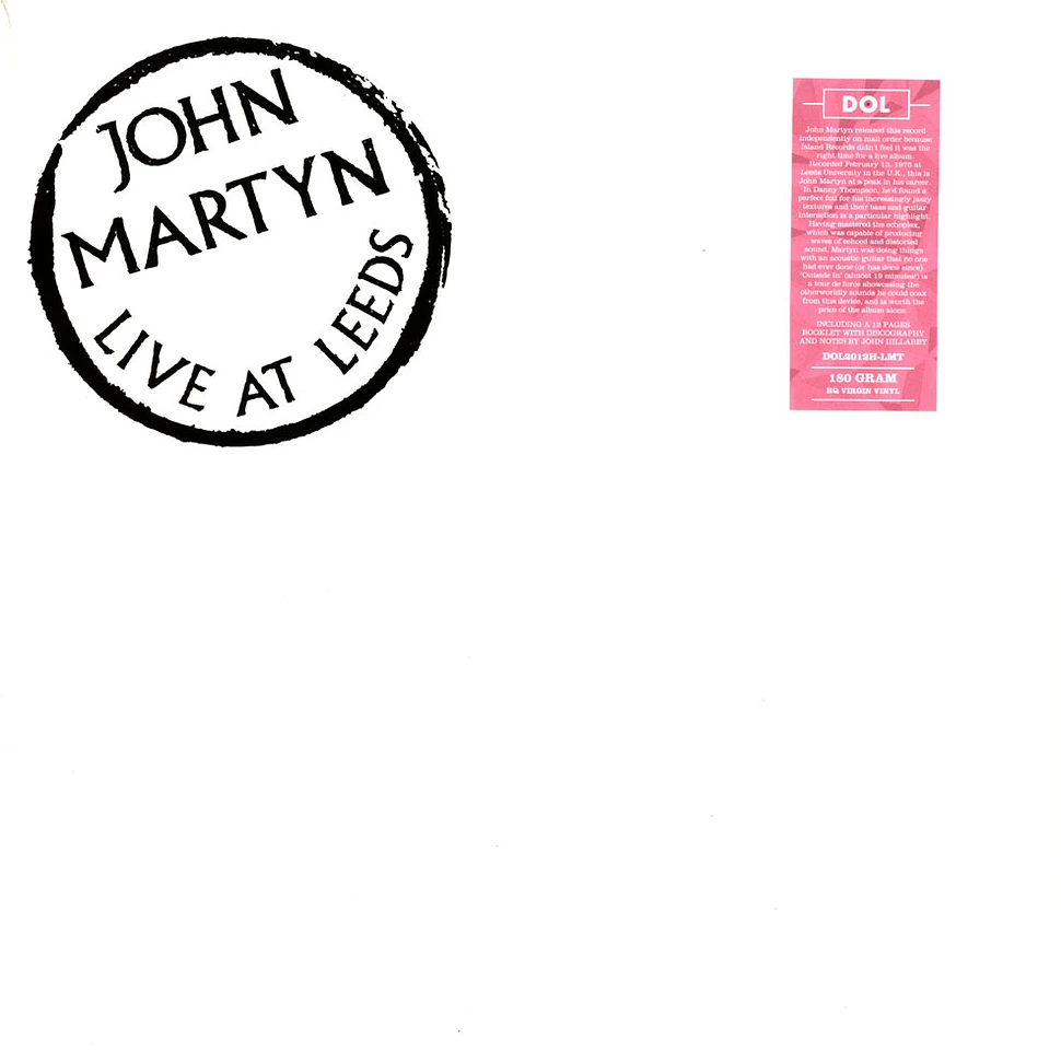 John Martin - Live At Leeds
