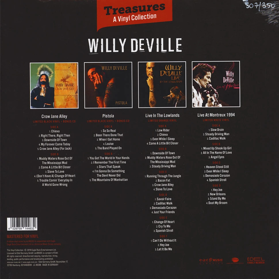 Willy DeVille - Treasures - A Vinyl Collection