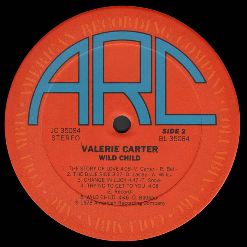 Valerie Carter - Wild Child