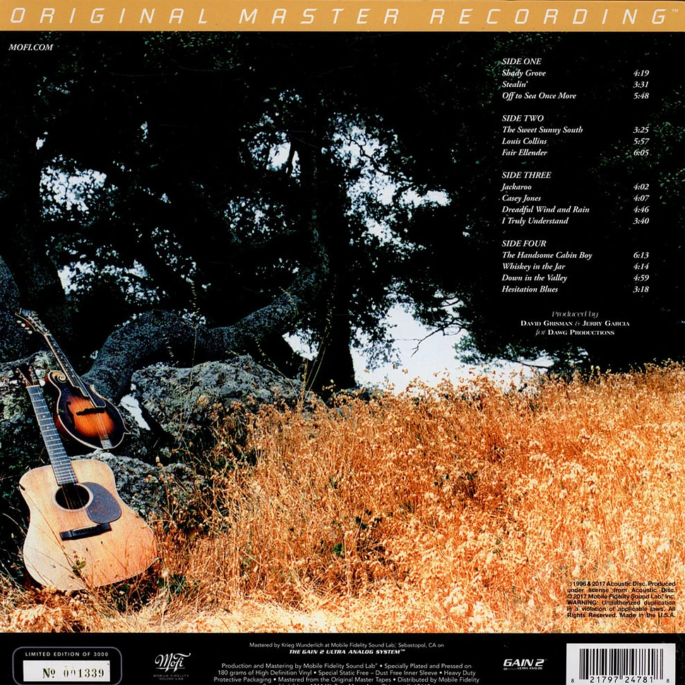 Jerry Garcia, David Grisman - Shady Grove