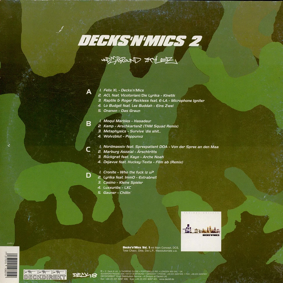 V.A. - Decks 'N' Mics 2 (Underground Stylez)