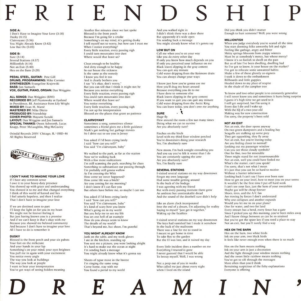 Friendship - Dreamin'