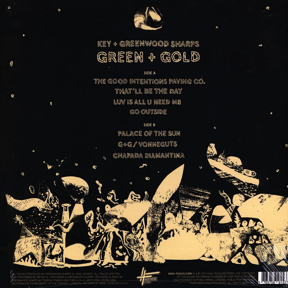 Mr Key & Greenwood Sharps - Green & Gold