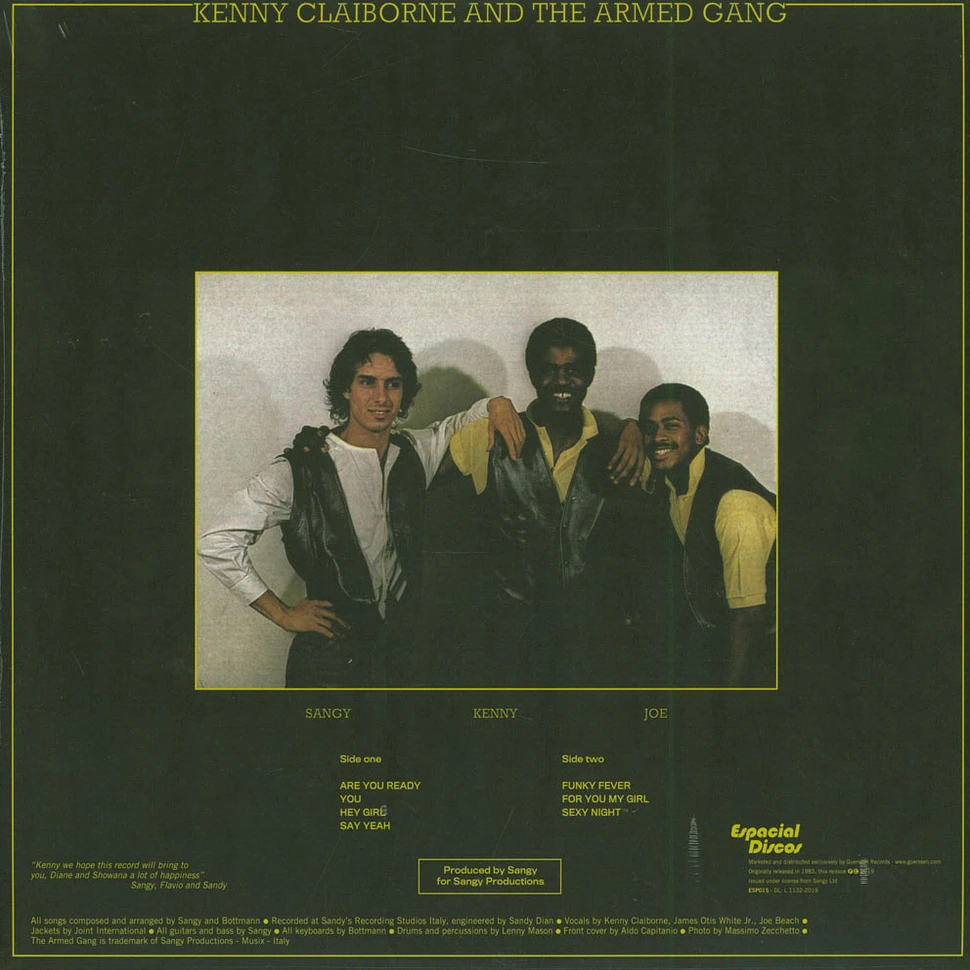 The Armed Gang - Kenny Clairborne And The Armed Gang Black Vinyl Edition