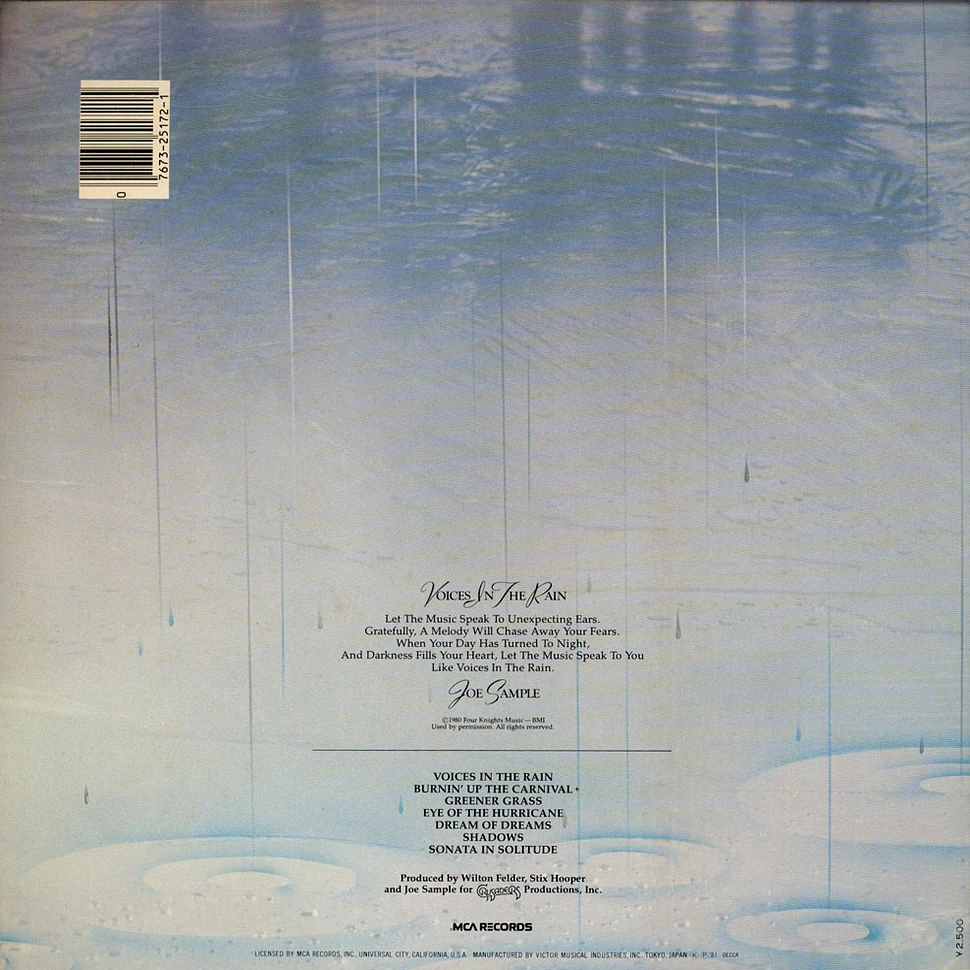 Joe Sample - Voices In The Rain