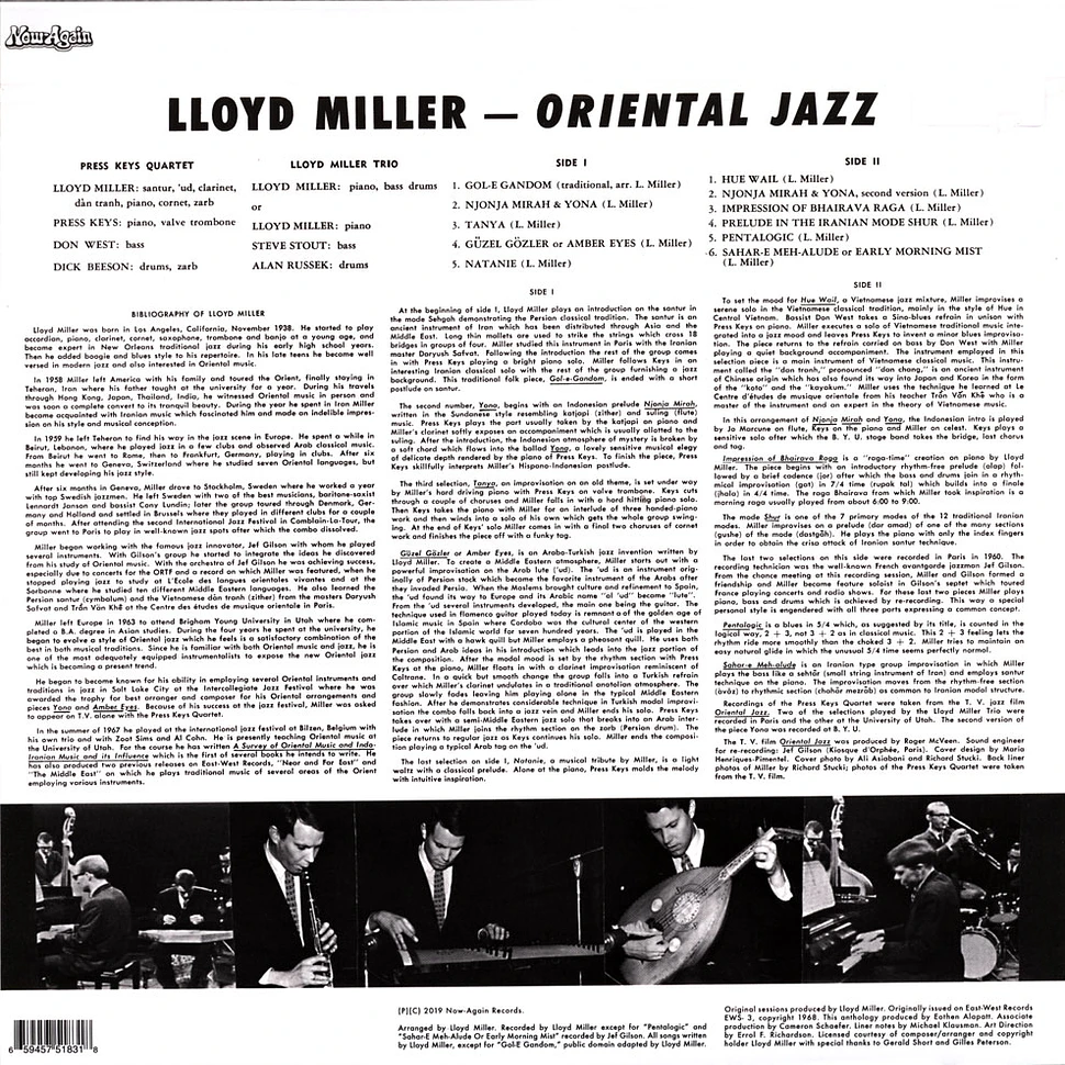 Lloyd Miller - Oriental Jazz