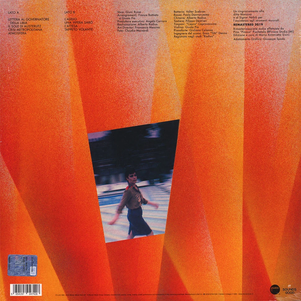 Russo Giuni - Energie Remastered Orange Vinyl Edition