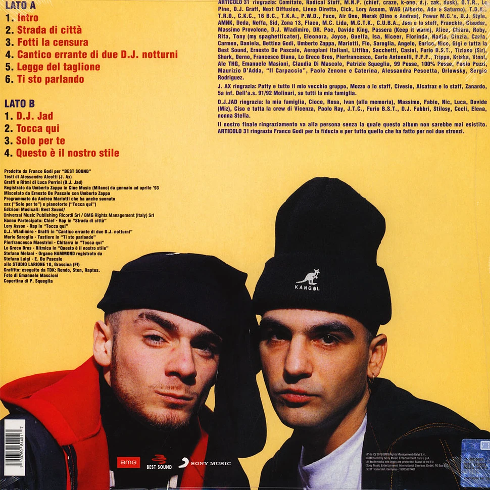 Articolo 31 - Strade Di Città Red Vinyl Edition