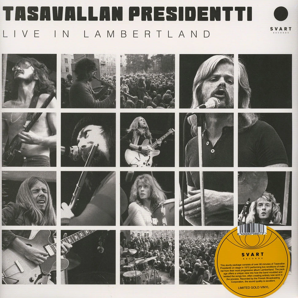 Tasavallan Presidentti - Live In Lambertland Golden Vinyl Edition