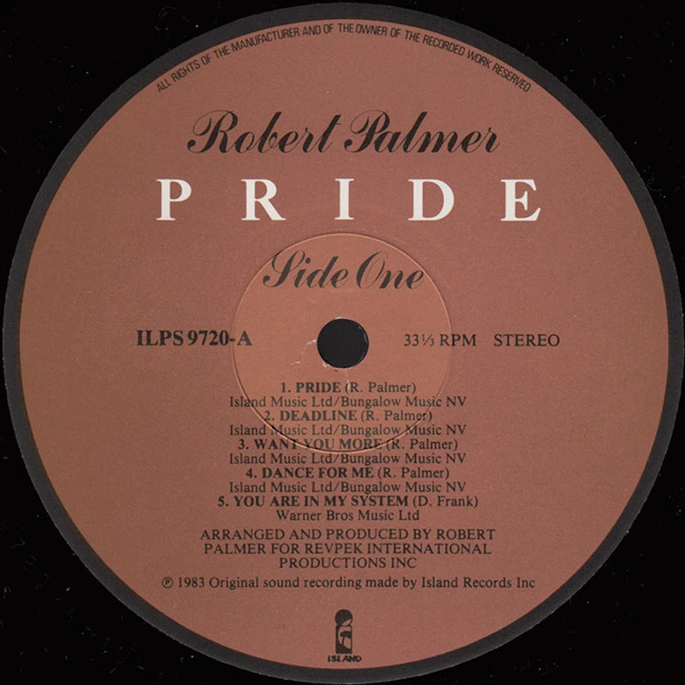 Robert Palmer - Pride