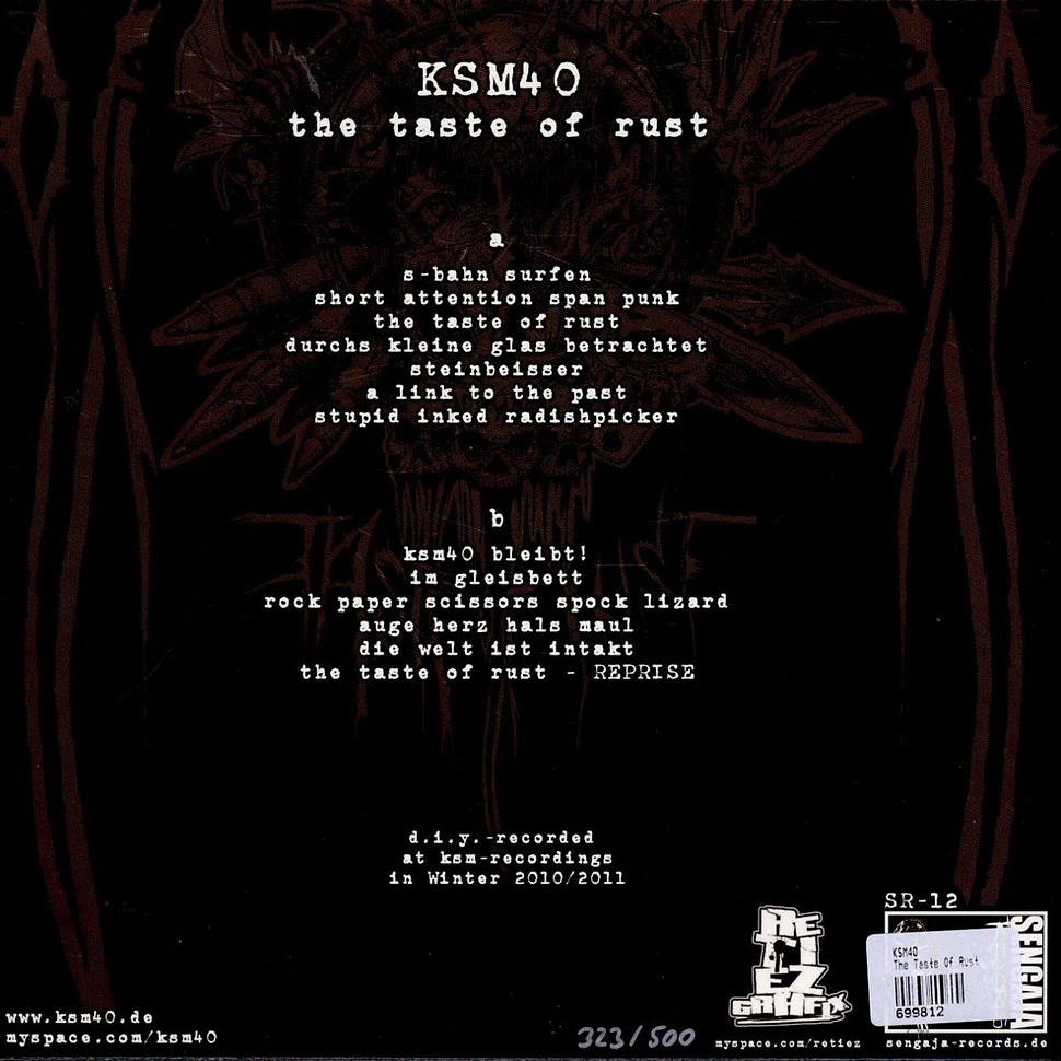 KSM40 - The Taste Of Rust