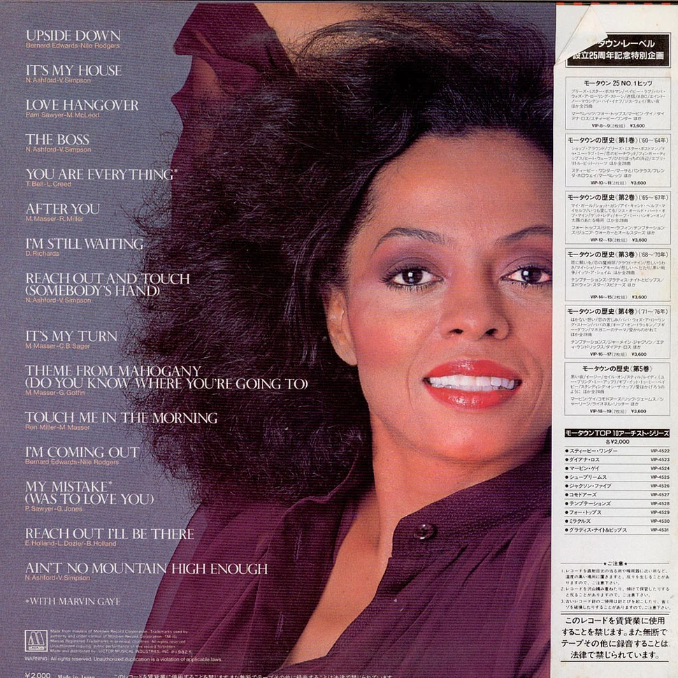 Diana Ross - 15 Big Hits
