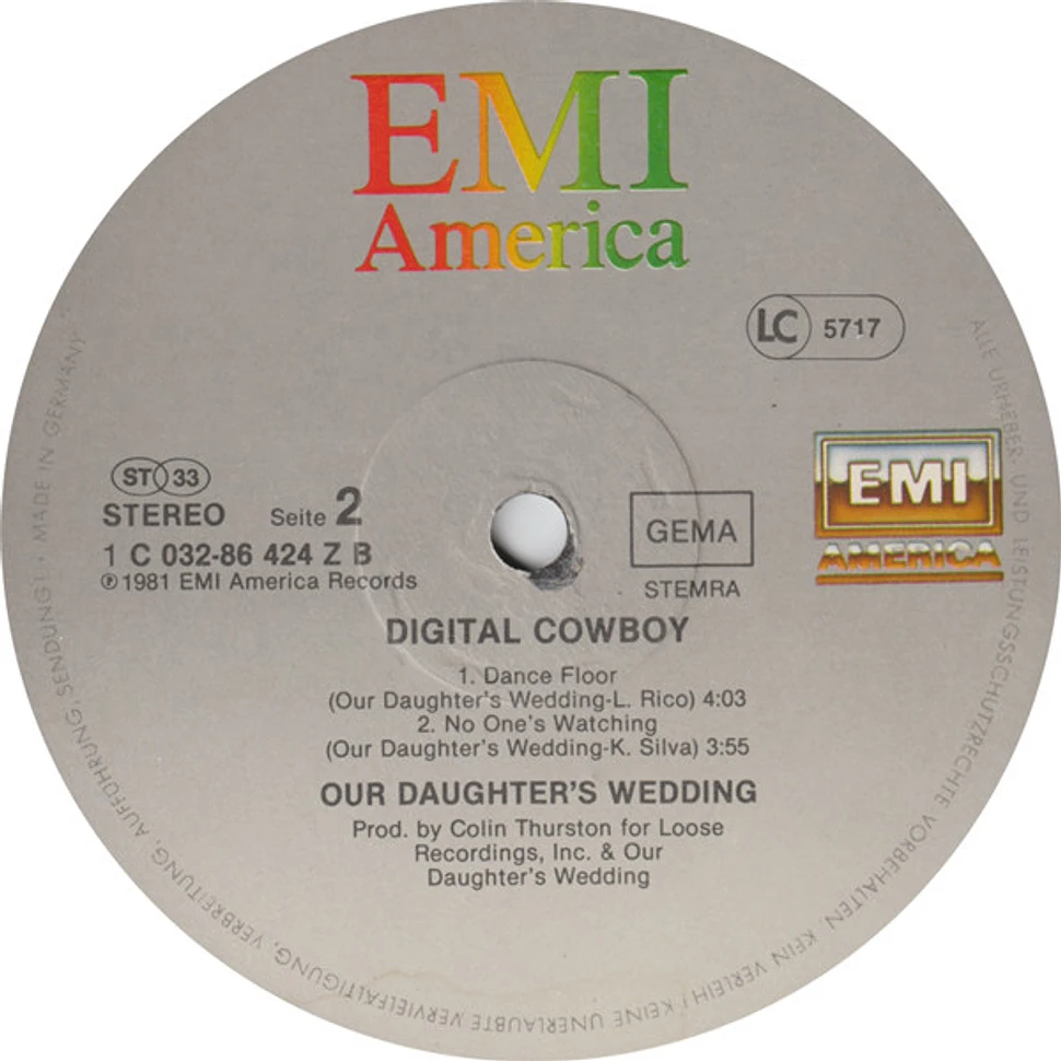 Our Daughter's Wedding - Digital Cowboy