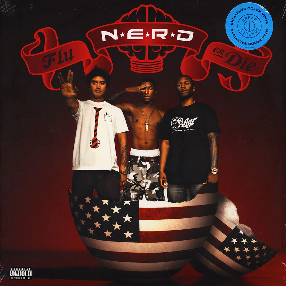 N.E.R.D - Fly Or Die Limited Red Vinyl Edition