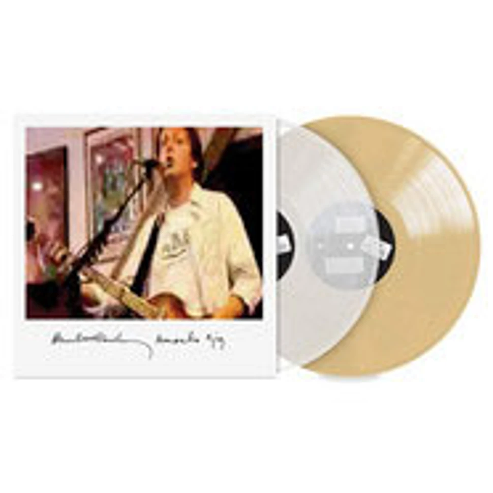 Paul McCartney - Amoeba Gig Clear & Amber Vinyl Edition