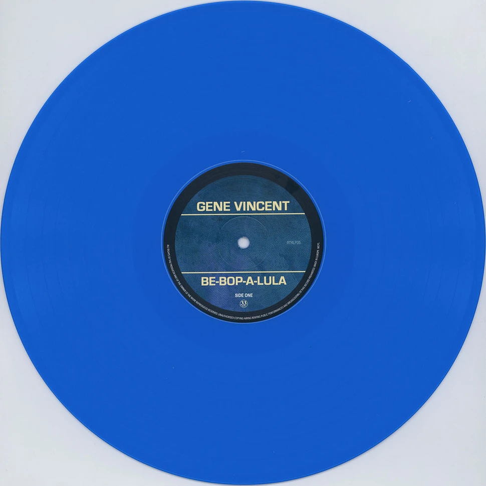 Gene Vincent - Be-Bop-A Lula Blue Vinyl Edition