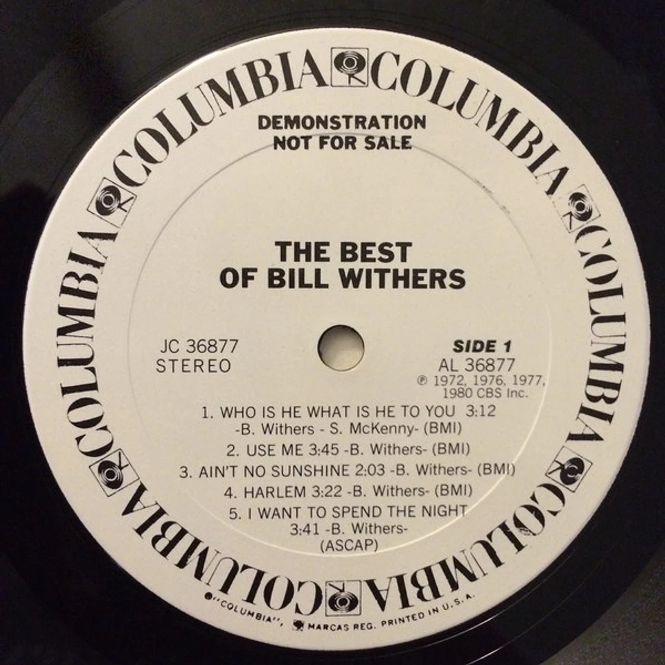 Bill Withers - The Best Of Bill Withers