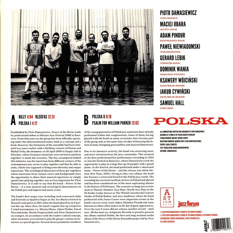 Piotr Damasiewcz / Power Of Horns Ensemble - Polska