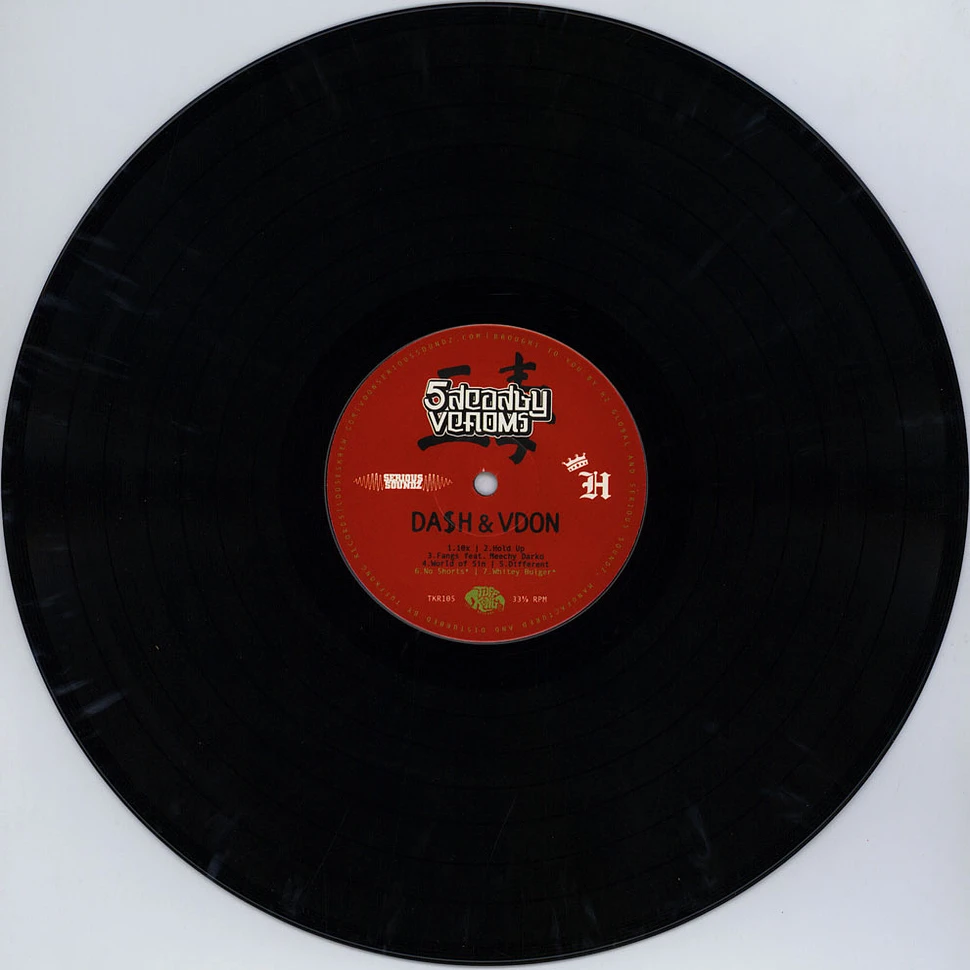 Da$H X V Don - 5 Deadly Venoms Black Vinyl Edition