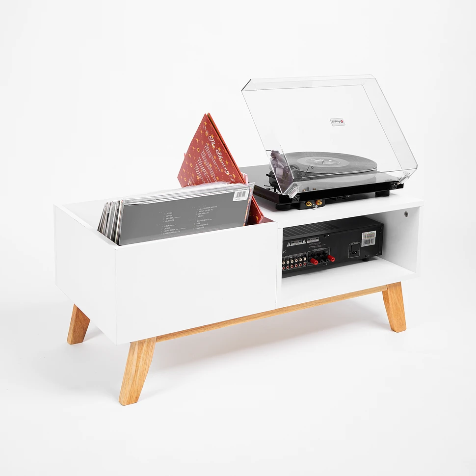 Record Box - Vinyl Record Storage - Record Player Lowboard