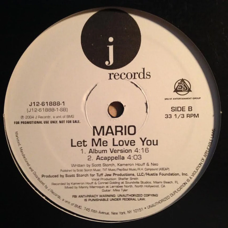 Mario - Let Me Love You (Album Version)