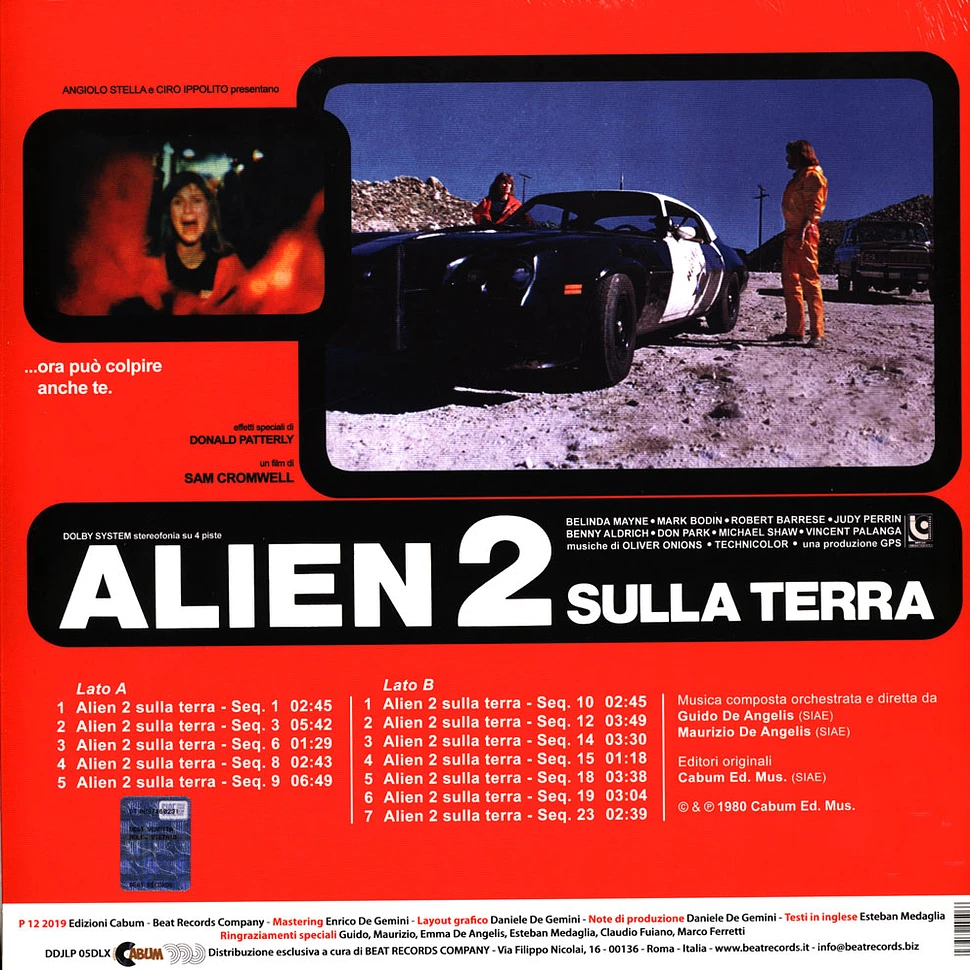 Guido E Maurizio De Angelis - OST Alien 2 Sulla Terra Deluxe Edition