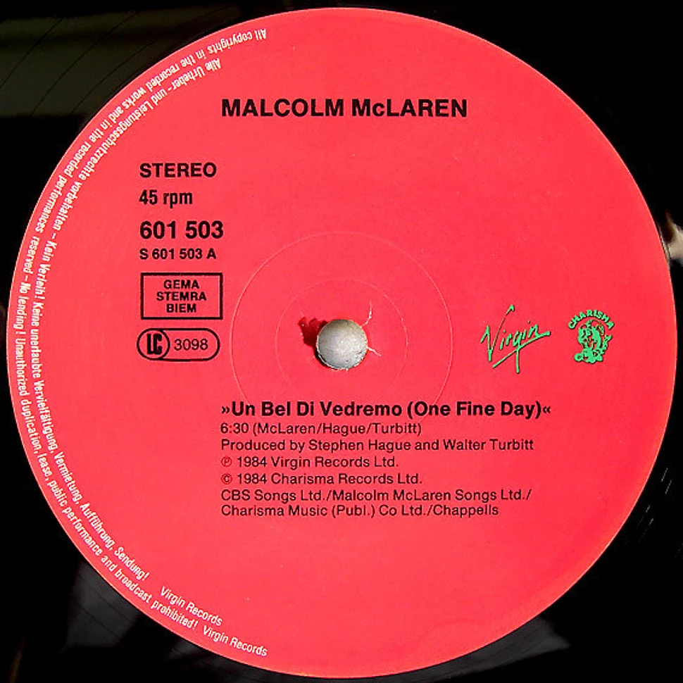 Malcolm McLaren - Madam Butterfly