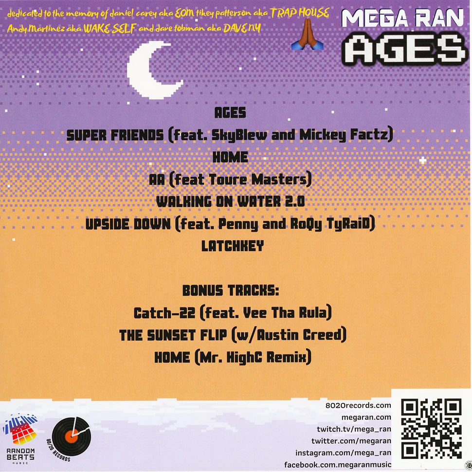 Mega Ran - Ages, Vol. 1 Colored Vinyl Edition