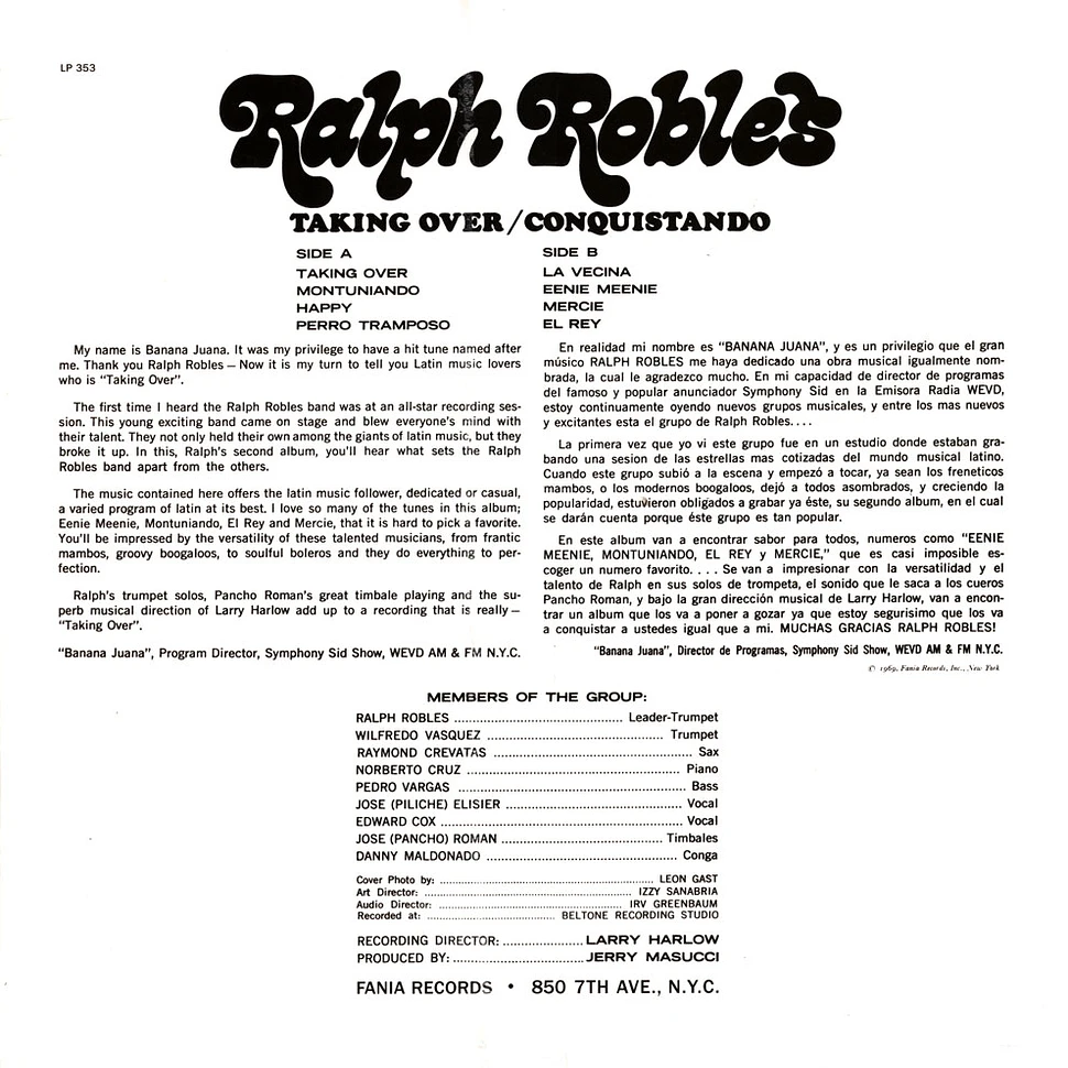 Ralph Robles - Taking Over / Conquistando