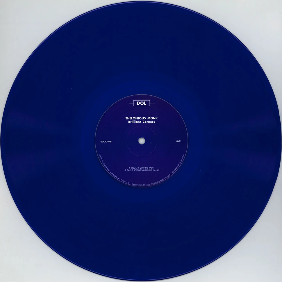 Thelonious Monk & Sonny Rollins - Brillant Corners Blue Vinyl Edition