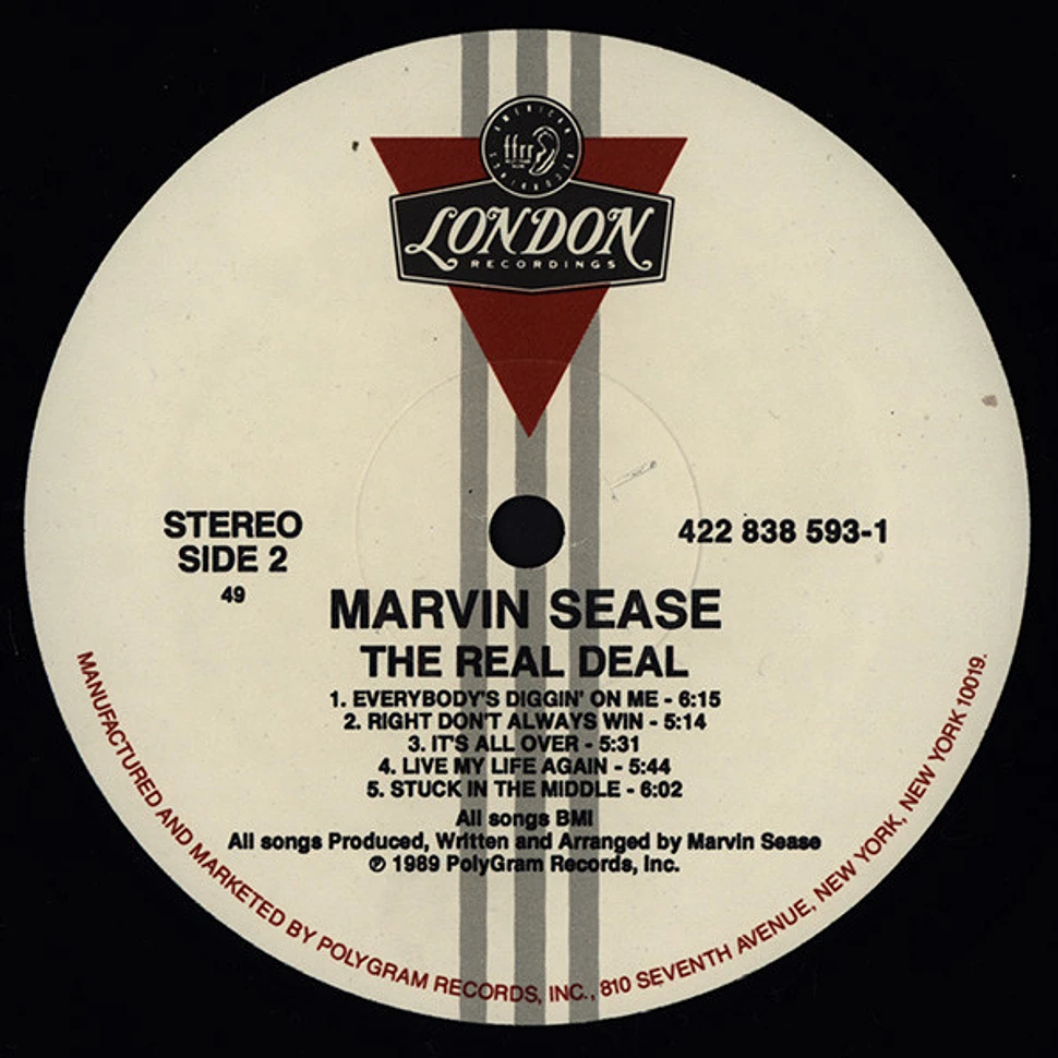 Marvin Sease - The Real Deal
