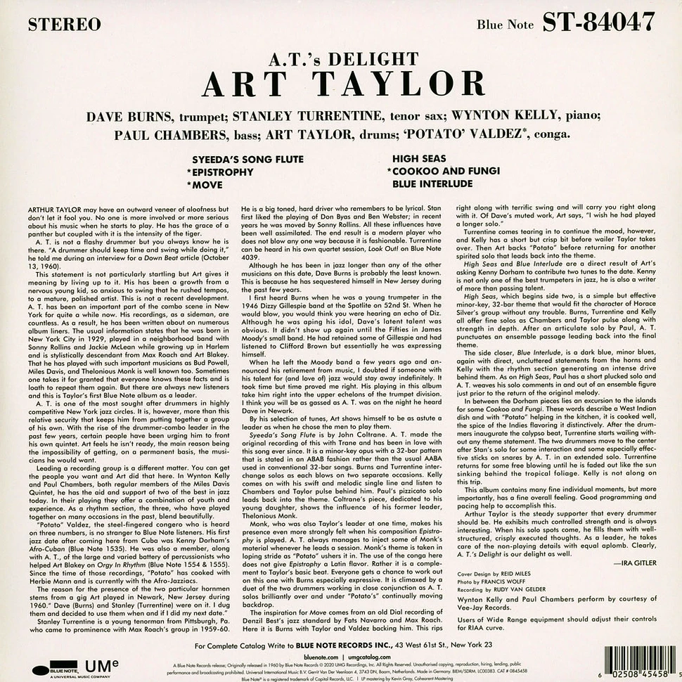 Art Taylor - A.T.'s Delight