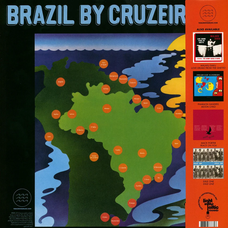 Marcos Valle & Azymuth - Fly Cruzeiro Black Vinyl Edition W/ Obi Strip