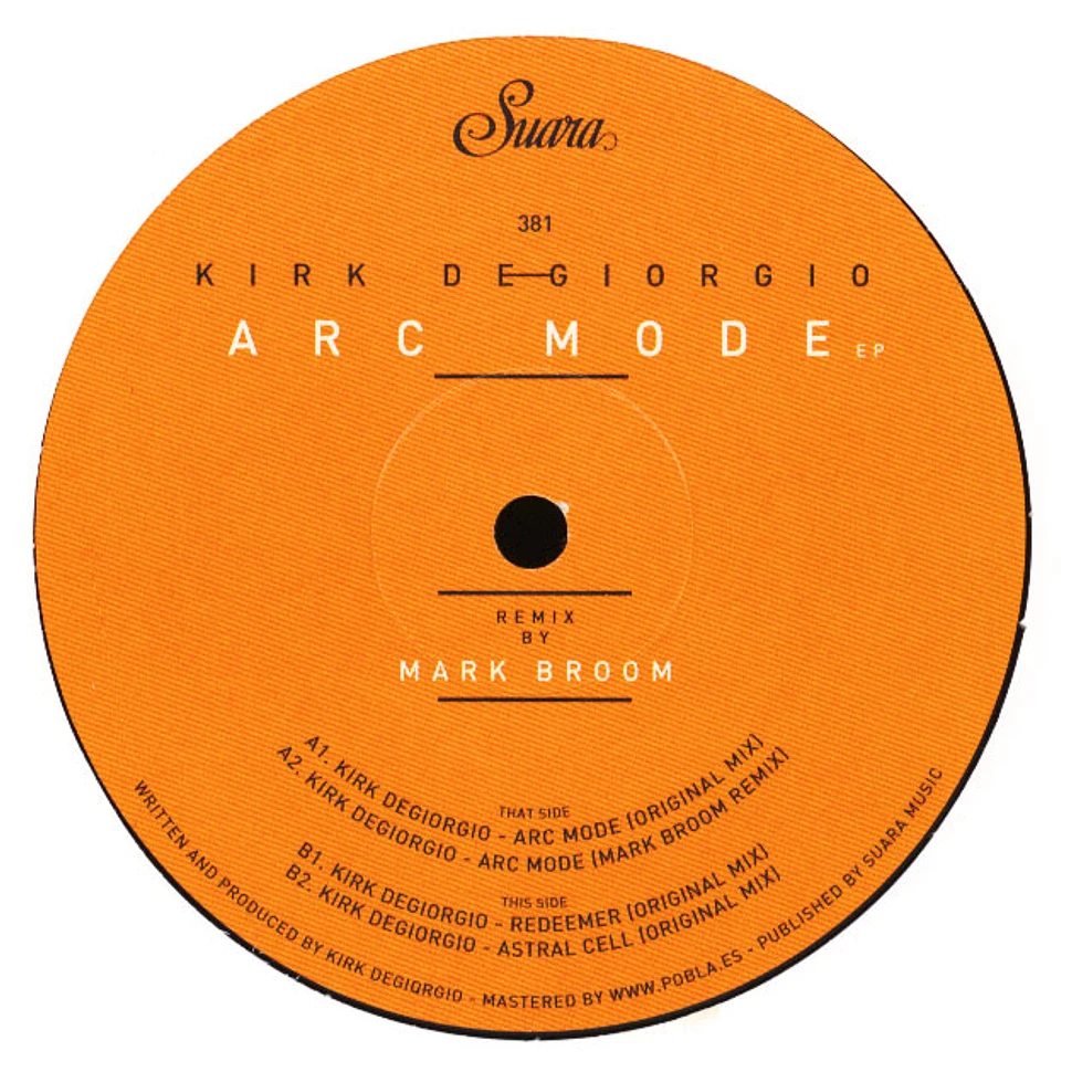 Kirk Degiorgio - Arc Mode EP
