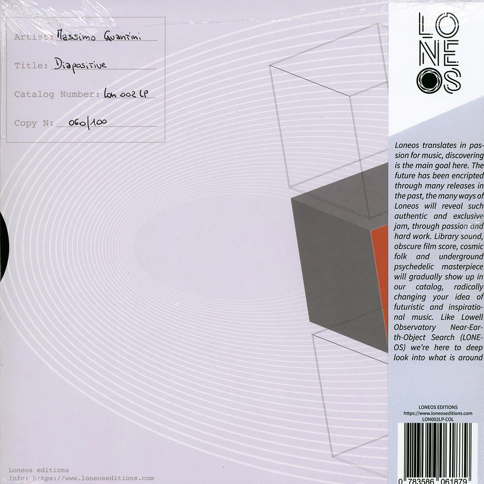 Massimo Guantini - Diapositive Colored Vinyl Edition