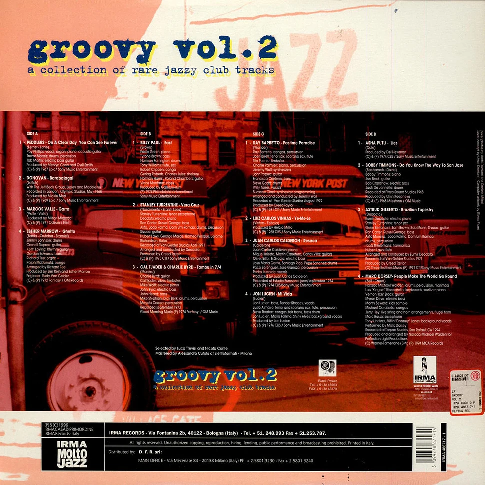 V.A. - Groovy Vol. 2 (A Collection Of A Rare Jazzy Club Tracks)