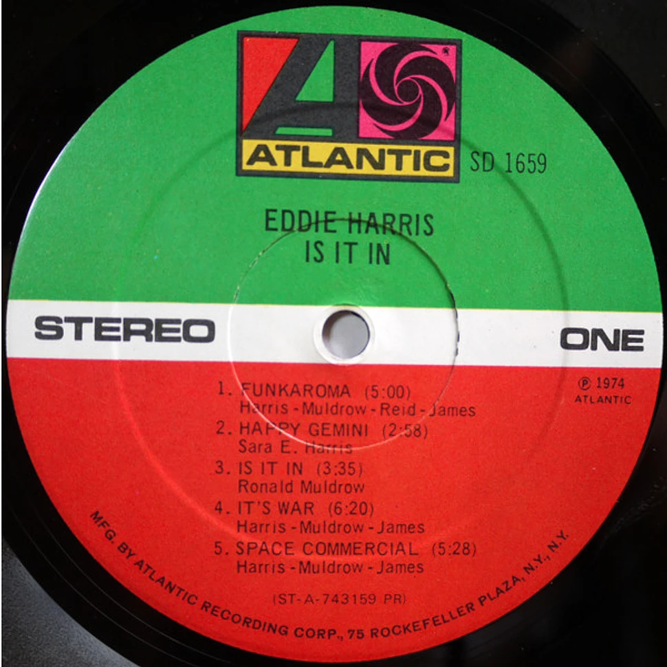 Eddie Harris - Is It In