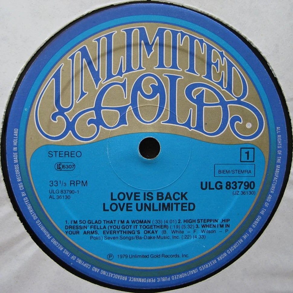 Love Unlimited - Love Is Back