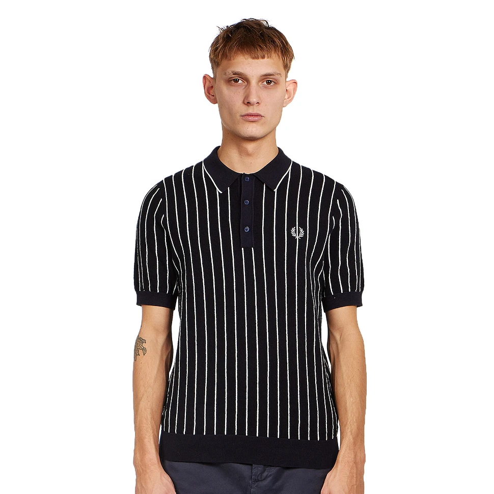 Fred Perry - Stripe Knitted Shirt