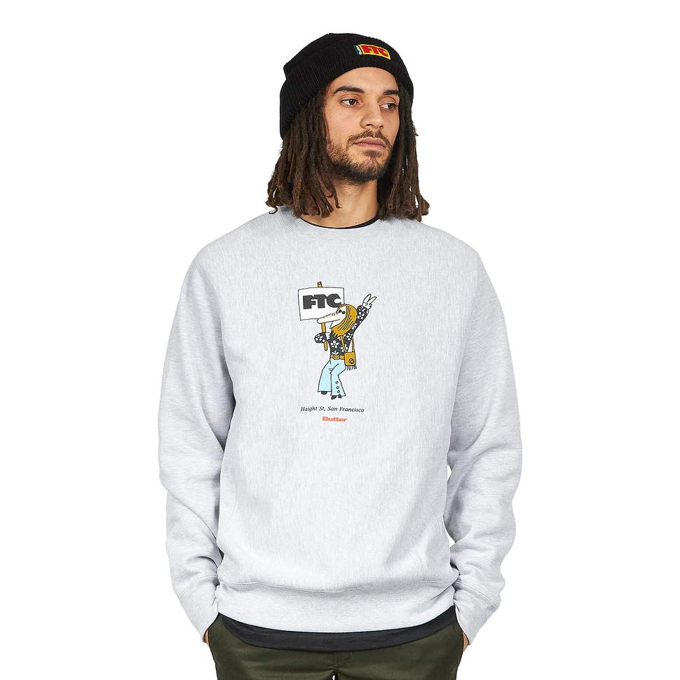 Butter Goods x FTC - Hippie Crewneck Sweater