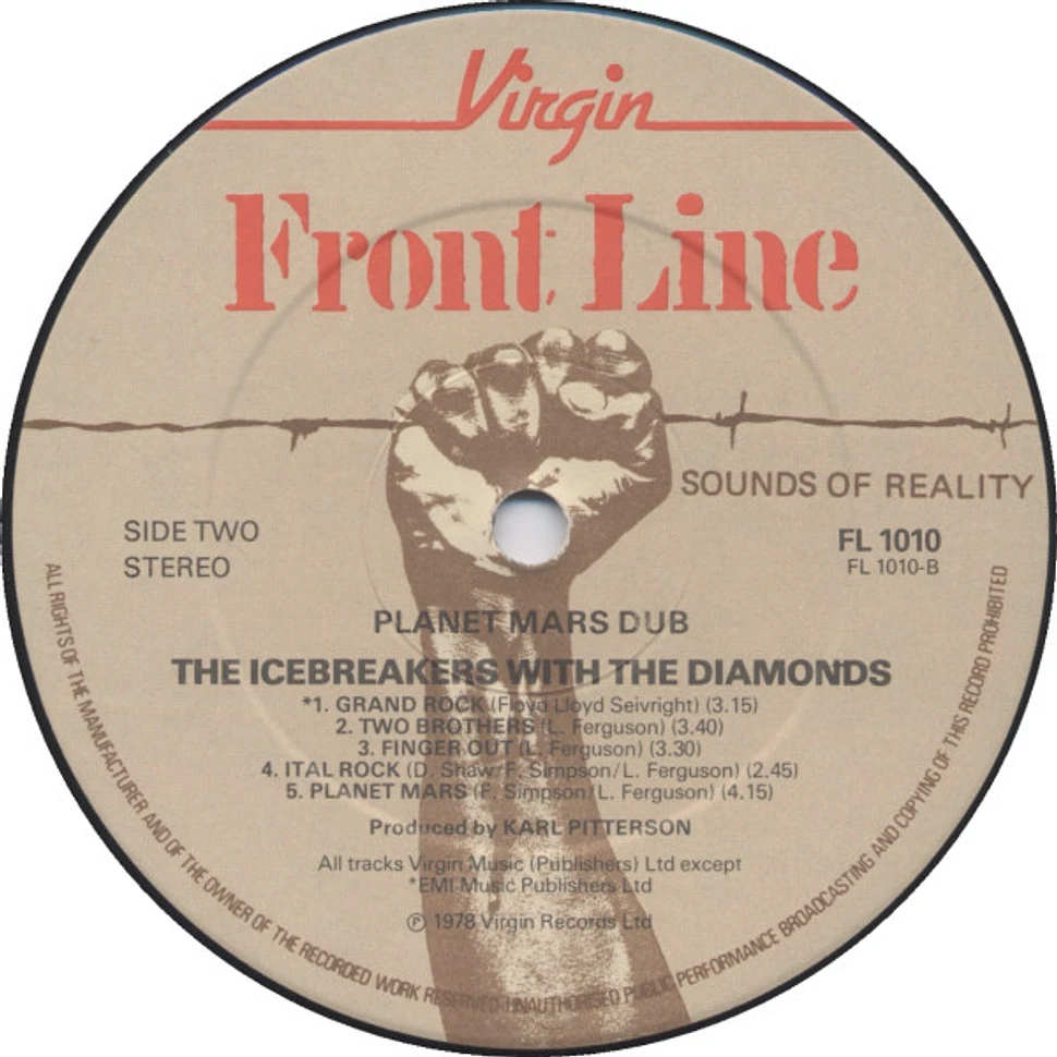 The Icebreakers With The Mighty Diamonds - Planet Mars Dub